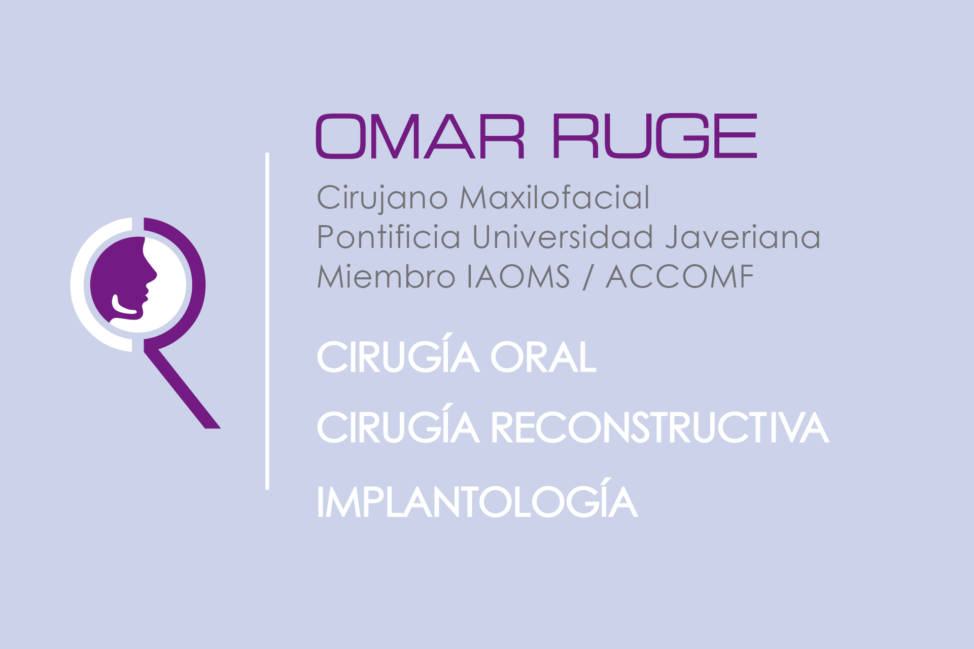  DR. OMAR RUGE