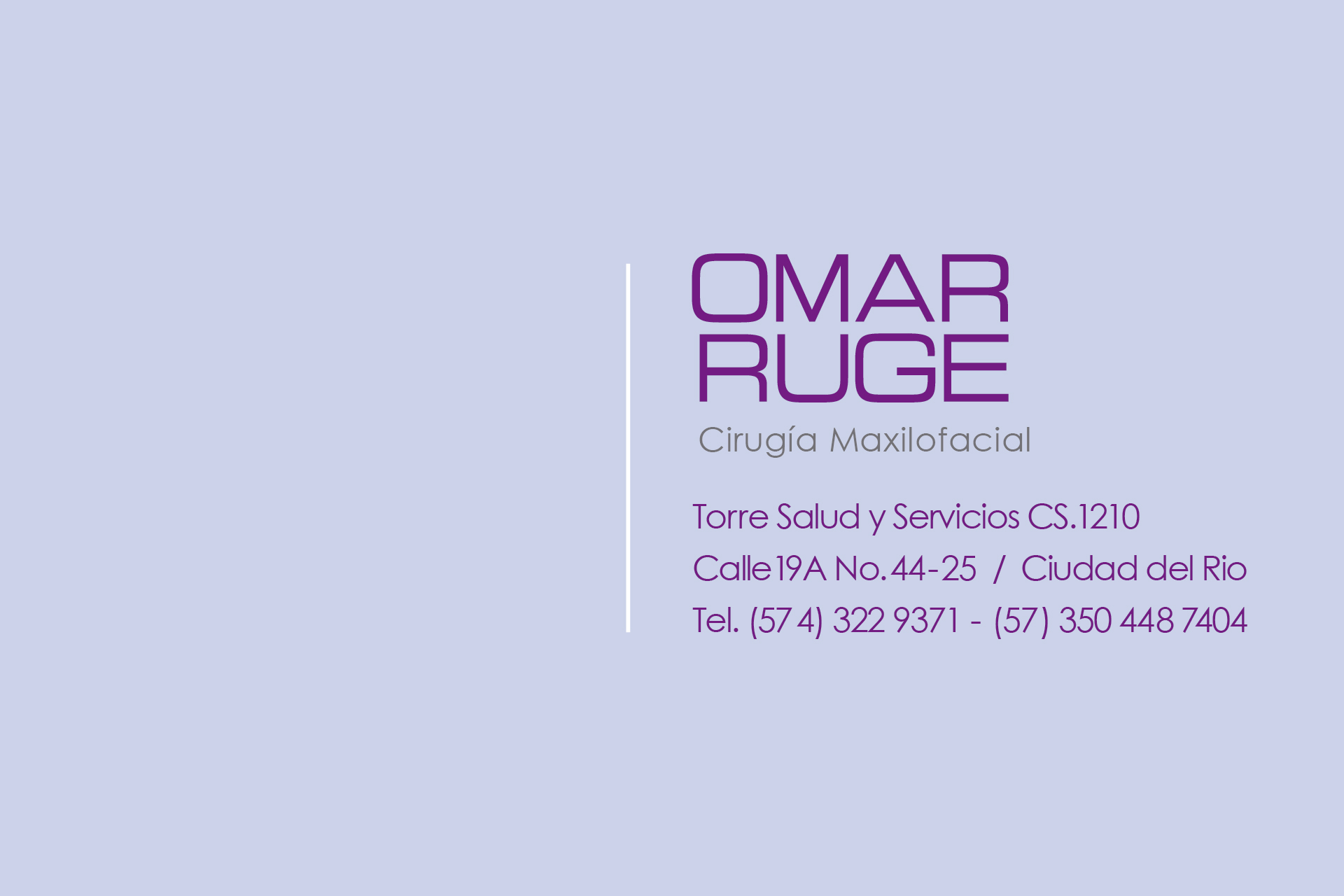  DR. OMAR RUGE